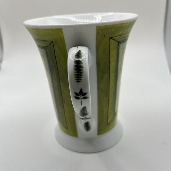 PIMPERNEL Fine Porcelain Mug Tea Cup Leaf Botanical Designed in England - Picture 7 of 9